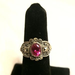 American made24k gold & Sterling Silver  ring